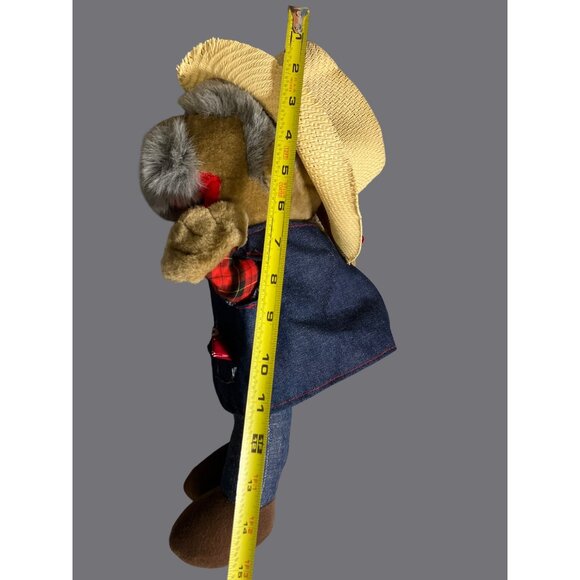 ShotGun Red Plush Doll Grandpa Cowboy Hee Haw Nashville Signed Collectible - Picture 14 of 16